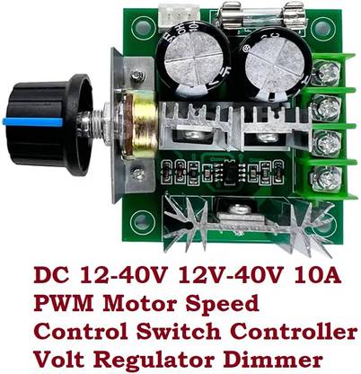SG Flash HIGH QUALITY DC 12-40V 12V-40V 10A PWM Motor Speed Control Switch Controller Electronic Components Electronic Hobby Kit