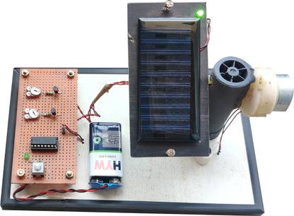 Rawat Science Project Solar Sun Tracker Single Axis Science and Electrical Project Educational Electronic Hobby Kit