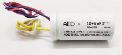 SUPERFLIP Washing Machine, 10+5 mfd Capacitor for wash and Spin Motor Motor Control Electronic Hobby Kit