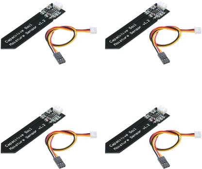 Flyrobo (4 pc) Capacitive Soil Moisture Sensor V2.0 - - Electronic Components Electronic Hobby Kit