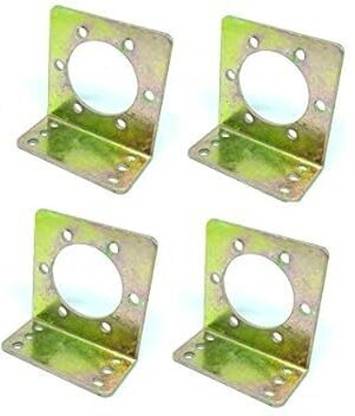 SP Electron DC Geared Motor Clamp L Shaped Motor Mount Mounting Bracket (Pack of 4) Electronic Components Electronic Hobby Kit