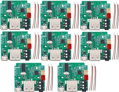 HouseOfCommon PACK OF 8_TG113 Bluetooth Speaker Circuit Board Module Sound Recorder and Sound Circuit Electronic Hobby Kit