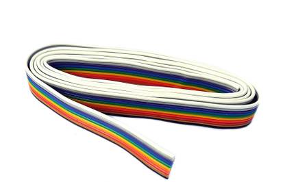 Steko (3 Meter) 10 Core 7/40 Multi Color DC Ribbon Wire Cable For Multipurpose Use Electronic Components Electronic Hobby Kit