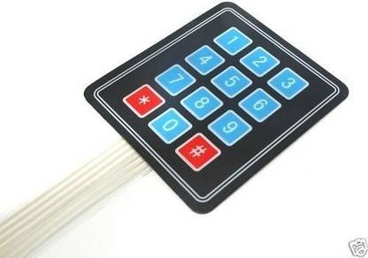 TES-EV 4×3 Matrix 12 keys Membrane Switch Keypad Micro Controller Board Electronic Hobby Kit
