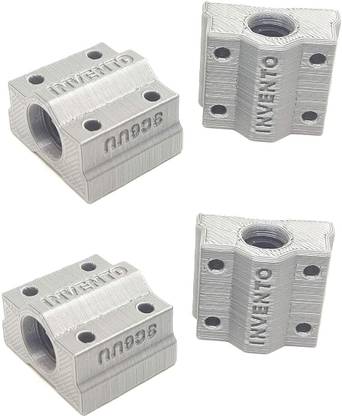 INVENTO 4pcs SC6UU 6mm Linear Motion block bearing, LM6UU bearing in 3D print Block Automotive Electronic Hobby Kit