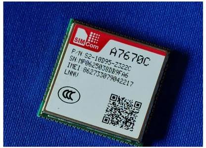 iBAT SOLUTIONS A7670C-LNNV 4G Simicom LTE Cat GSM Module IC(PACK OF 1) Electronic Components Electronic Hobby Kit