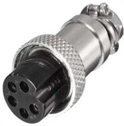 Flyrobo M12/GX12 5 Pin Female Aviation Plug Connector - - Electronic Components Electronic Hobby Kit