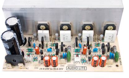 AUDIO LITE 150 WATT STEREO AMPLIFIER BOARD USING 2 PAIRS OF C5198+A1941 Sound Recorder and Sound Circuit Electronic Hobby Kit