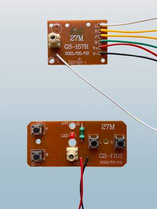 Them2tech 4CH,27MHZ RC Transmeter & Receiver Board For Rc Car Electronic Components Electronic Hobby Kit