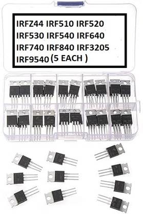 Tayal 10 Values IRF Series MOSFET transistors Assortment Kit Electronic Components Electronic Hobby Kit