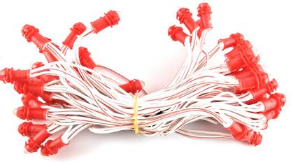 SAMAES 1 pics 12 Volt DC 5 Meter Long RED Color Led Chain Light Electronic Hobby Kit