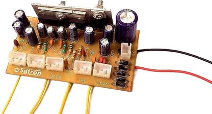 Electronics Crafts 6283 Amplifier 12v Dc Dual Channel with Bass, Treble Amplifier circuit Electronic Components Electronic Hobby Kit