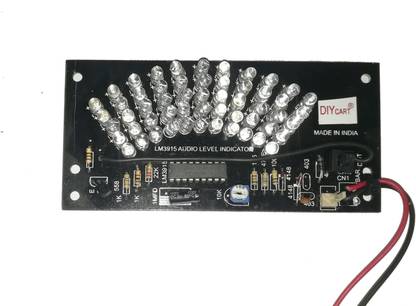 Diycart LM3915 LED VU Meter Audio Level Indicator DC 12V BAR & DOT Volume Meter Electronic Components Electronic Hobby Kit