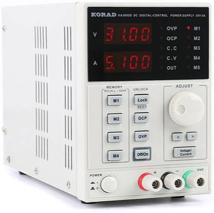 FIRSTART KORAD KA3005D WHITE LABORATORY MOBILE REPAIRING DC POWER SUPPLY VARIABLE REGULATED POWER SOURCE 30V 5A ADJUSTABLE VOLTAGE REGULATOR Power Supply Electronic Hobby Kit