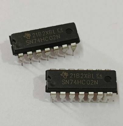 SHREE SAI TECHNOLOGIES 7402 IC NOR Gate Logic Gate, 2 Input, 5.2 mA, 2 V to 6 Electronic Components Electronic Hobby Kit