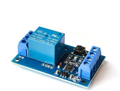 Flyrobo 12V Single Bond Button Bistable Relay Module Electronic Components Electronic Hobby Kit