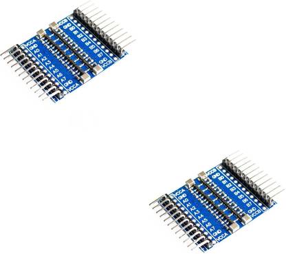 Flyrobo (2 Pcs) Pro3D 8 Channel 3.3V-5V 5V-3.3V IIC UART SPI TTL Bi-Directional Logic Electronic Components Electronic Hobby Kit