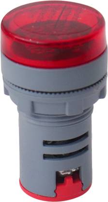 Electronic Spices AC and DC flush panel mount Digital voltmeter LED Indicator light Red color Electronic Components Electronic Hobby Kit