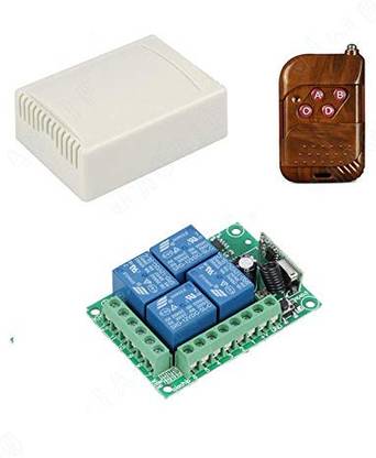 Electronic spicess 4 Channel Rf Wireless Remote Control Receiver Dc 12V Relay Self Learning Electronic Components Electronic Hobby Kit
