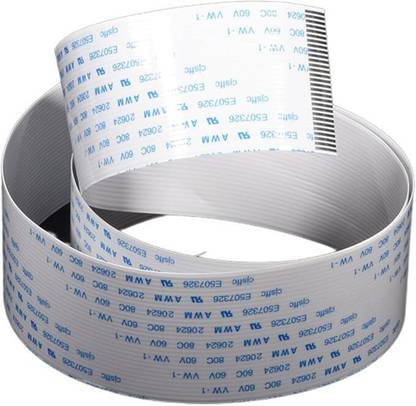 SHIVLAHERI 40 Pin 0.5mm Pitch B-Type 500mm Length FFC FPC Flat Flexible Ribbon Cable 1-PCS Electronic Components Electronic Hobby Kit