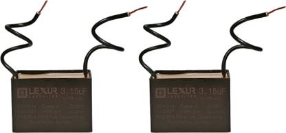 Lexur Capacitor 3.15 MFD SQARE CAPACITOR (2 PIC) Electronic Components Electronic Hobby Kit