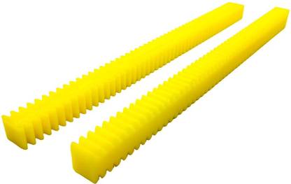 INVENTO 2Pcs Plastic Rack Gear 50 Teeth 9" inch Long,12mm Width Double-Sided Linear Rack Automotive Electronic Hobby Kit