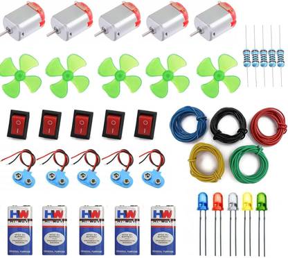 EASTRA SG kit includes everything kids need to build five basic science projects Electronic Components Electronic Hobby Kit