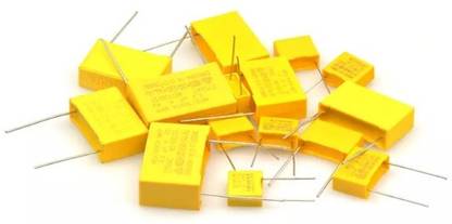 iBAT SOLUTIONS 0.33UF 275V X2 AC Box Film Capacitor Hel 10% 10mm 330nF 334 (Pack of 5) Electronic Components Electronic Hobby Kit