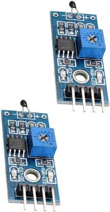 INVENTO 2Pcs NTC Thermistor Temperature Sensor Module 4 Pin LM393 5V Automotive Electronic Hobby Kit