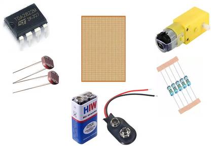 Technical hut DIY TDA 2822 Solar Tracker system electronic component kit Educational Electronic Hobby Kit