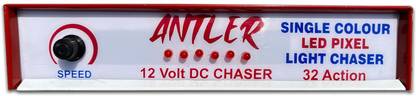 ANTLER&CO. 12 Volt DC Chaser Single Color Pixel Light (Without Supply) 6 Line Per Channel Electronic Components Electronic Hobby Kit