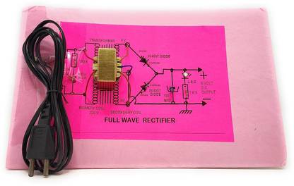 StepsToDo Full Wave Rectifier Demonstration pre-assembled kit on cardboard with theory Educational Electronic Hobby Kit