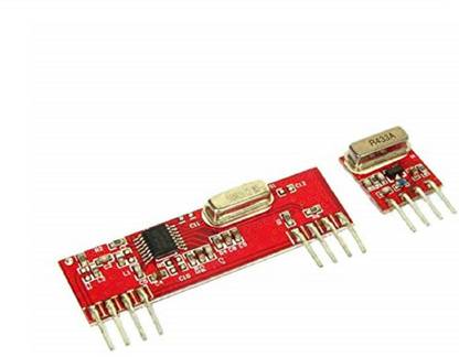Robotbanao RF Module Ask Wireless Transmitter Receiver Pair 433/434MHz Compatible with Arduino Raspberry Pi Micro Controller Board Electronic Hobby Kit