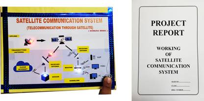 ONTEX ELECTRONICS Satellite Communication System Physics Working Model Project Educational Electronic Hobby Kit