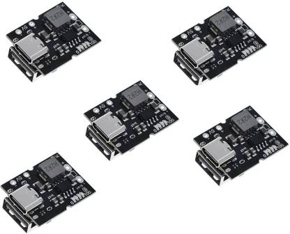 DHRUV-PRO 5-Pc Type-C USB 5V 2A Step-Up Boost Converter with USB Charger Electronic Components Electronic Hobby Kit