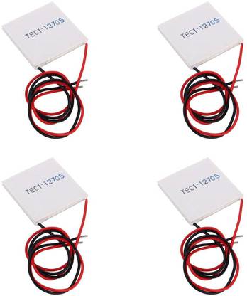 Flyrobo (4 pc) TEC1-12705 Thermoelectric Cooler 5A Peltier Module - - Electronic Components Electronic Hobby Kit