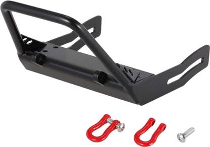 Lyla Steel Front Bumper Trapezoid Bull Bar w/ Shackles for 1:10 Axial SCX10 â…¡ D90 R Electronic Components Electronic Hobby Kit