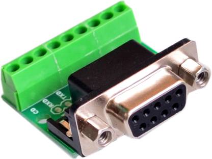 Flyrobo DB9 Female Screw Terminal to RS232 RS485 Conversion Board Electronic Components Electronic Hobby Kit