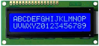 Ihc 16x2 LCD Display With Blue Backlight Electronic Components Electronic Hobby Kit