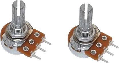Universal Hub 5Pcs 10K 3PIN SINGLE ROUND POTENTIAL METER, Single Variable Resistor Electronic Components Electronic Hobby Kit