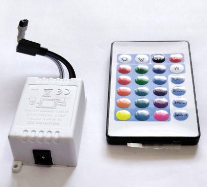 Steko (2- Piece) IR Remote RGB Controller LED Module DC 12V Light Multipurpose Use Light Electronic Hobby Kit