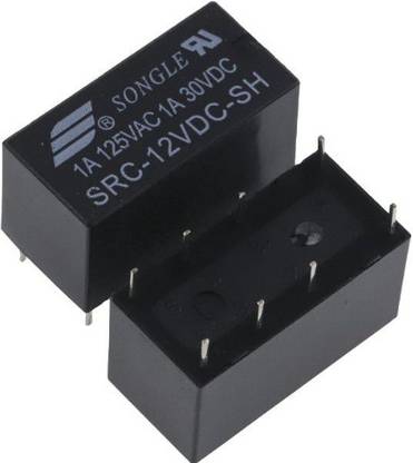 Ihc 12V 2A DPDT Relay - 8pin (PACK OF 5) Electronic Components Electronic Hobby Kit