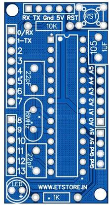 iBAT SOLUTIONS 1PCS ATMEGA328 OR ATMEGA8 BREAKOUT BOARD PCB Electronic Components Electronic Hobby Kit