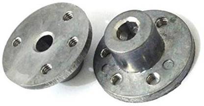 Ihc 6mm Coupler, Flanged Coupling for 6mm Shaft Motor(Set of 2) Electronic Components Electronic Hobby Kit