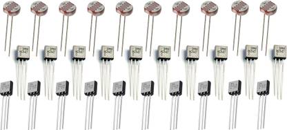 RANVIRKAR Very useful combo of 10pc LDR, 10pc BC547 and 10pc 2N2222 Transisor Electronic Components Electronic Hobby Kit