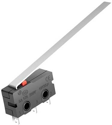 Yellow Tommy Micro Limit Switch with Long Handle Bump Switch(Pack of 5) Preset Electronic Timer Switch