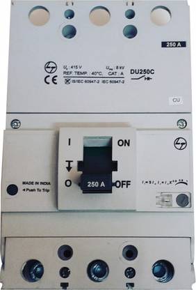 Roma MCCB DU250C 250A TP 25KA Programmable Electronic Timer Switch