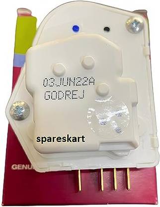 SPARESKART Refrigerator Defrost Timer Defrost Switch Compatible for Godrej 4 Pin Down Indoor Plug-In Electronic Timer Switch