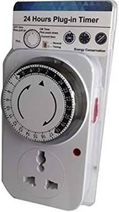 Blackt Electrotech 24 hrs 240 Volt Mechanical Timer Socket Programmable Electronic Timer Switch