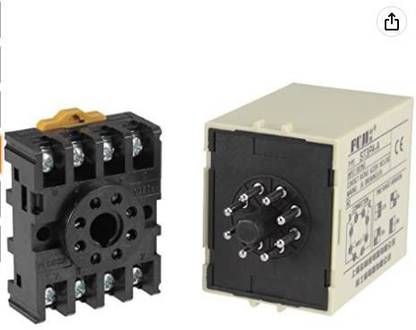 ARINO ST3PA-G TIMER ON-DELAY 4M/40M/4HR/24HR 240VAC ( WITH BASE ) Programmable Electronic Timer Switch